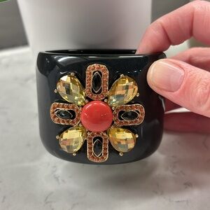 New, never worn Stella & Dot Vintage Black Cuff Bracelet